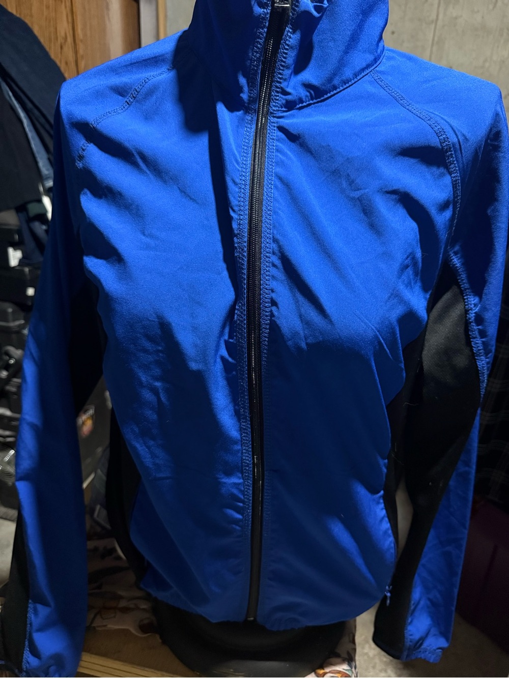 Aeropostale Electric Blue Zip-Up Bomber Jacket